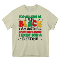Mossy black  lifetime Heavy Core Tee - MaliasSmallBusiness