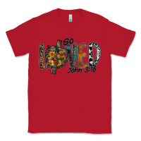 Red so loved jhon 3.16 Classic Tee - SublimationCraftShop