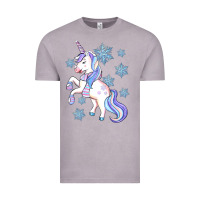 Vintage Zinc Winter unicorn Vintage Tee - Artiststas
