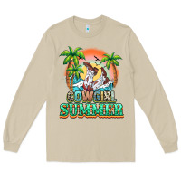 Mushroom Cowgirl summer Long Sleeve Tee - NancyCooperArtShop
