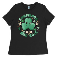 Shamrock And Roll Ladies Tee | Teevron