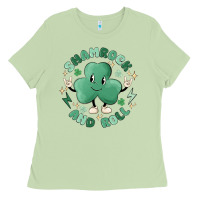 Matcha shamrock and roll Ladies Tee - MaliasSmallBusiness