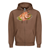 Chestnut turkey fa element 1 Zipper Hoodie - FaDigitalArtStudio