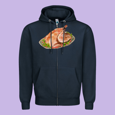 Turkey Fa Element 1 Zipper Hoodie Designed By Fadigitalartstudio