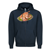 Navy turkey fa element 1 Zipper Hoodie - FaDigitalArtStudio