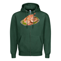 Sports Green turkey fa element 1 Zipper Hoodie - FaDigitalArtStudio