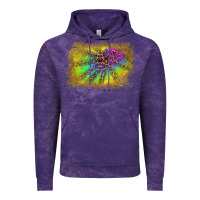 Cloud Purple colorful glitter leopard background Vintage Hoodie - RanaPortraitStore