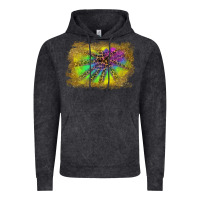 Vintage Arctic colorful glitter leopard background Vintage Hoodie - RanaPortraitStore
