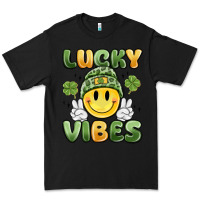 Black lucky vibes Premium Tee - MaliasSmallBusiness