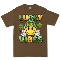 Cacao lucky vibes Premium Tee - MaliasSmallBusiness