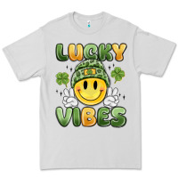 Dove Grey lucky vibes Premium Tee - MaliasSmallBusiness