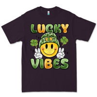 Plum lucky vibes Premium Tee - MaliasSmallBusiness