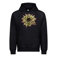 Black sun   fill purple sunflower Urban Hoodie - LillyAllenDesigns