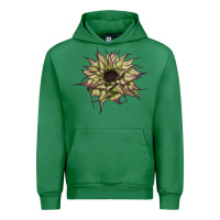 Emerald sun   fill purple sunflower Urban Hoodie - LillyAllenDesigns