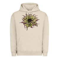 Pigment French Oak sun   fill purple sunflower Urban Hoodie - LillyAllenDesigns