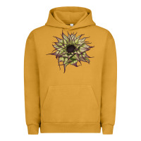 Pigment Peanut Butter sun   fill purple sunflower Urban Hoodie - LillyAllenDesigns