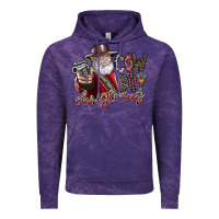 Cloud Purple cowboy christmas Vintage Hoodie - SublimationCraftShop
