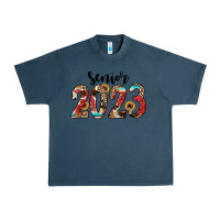 Midnight Navy senior 2023 western Urban Heavy Tee - JahusDesignShop
