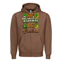 Chestnut St. Patrick's Not lucky just blessed Zipper Hoodie - OliviaCreatesArt