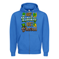 True Royal St. Patrick's Not lucky just blessed Zipper Hoodie - OliviaCreatesArt