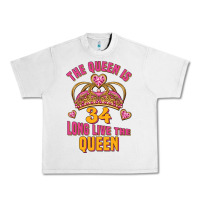Lunar Rock the queen is 34 long live the queen Urban Heavy Tee - Jasminsmagicworld