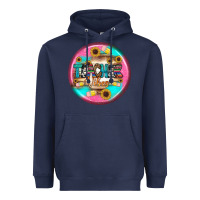 Navy teacher vibe earrings Heavyweight Hoodie - BundleAndBundleShop