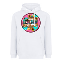White teacher vibe earrings Heavyweight Hoodie - BundleAndBundleShop