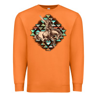 Carrot Aztec symbol rodeo Premium Sweatshirt - FaDigitalArtStudio