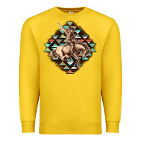 Lemon Aztec symbol rodeo Premium Sweatshirt - FaDigitalArtStudio