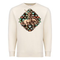 Aztec Symbol Rodeo Premium Sweatshirt | Teevron