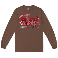 Chestnut one loved nurse Long Sleeve Tee - texasbilliewilder