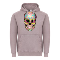 Vintage Zinc Mexican Skull Vintage Hoodie - Artiststas