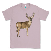 Lilac white tailed buck deer Classic Tee - LillyAllenDesigns