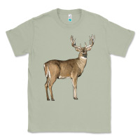 Matcha white tailed buck deer Classic Tee - LillyAllenDesigns