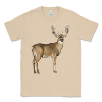 Mushroom white tailed buck deer Classic Tee - LillyAllenDesigns