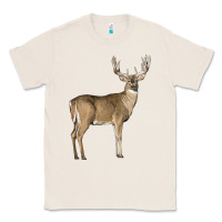 Natural white tailed buck deer Classic Tee - LillyAllenDesigns