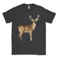 Smoke white tailed buck deer Classic Tee - LillyAllenDesigns