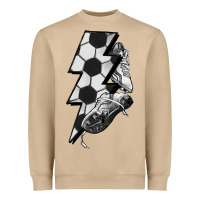 Mushroom Lightning bolt Soccer Heavyweight Sweatshirt - HowdyJamesFarm