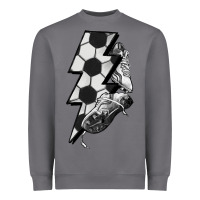 Storm Lightning bolt Soccer Heavyweight Sweatshirt - HowdyJamesFarm