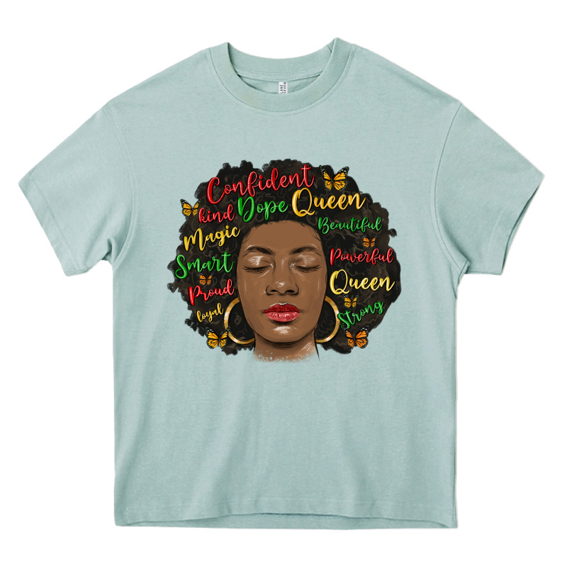 Afro Diva Heavy Core Tee by MaliasSmallBusiness | Teevron