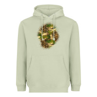 Matcha camouflage and leopard patch  4 Heavyweight Hoodie - BundleAndBundleShop
