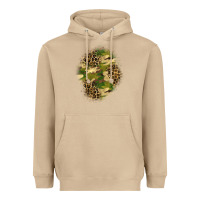 Mushroom camouflage and leopard patch  4 Heavyweight Hoodie - BundleAndBundleShop