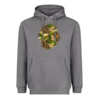 Storm camouflage and leopard patch  4 Heavyweight Hoodie - BundleAndBundleShop