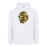 White camouflage and leopard patch  4 Heavyweight Hoodie - BundleAndBundleShop