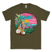 Army Green somewhere on a beach Classic Tee - JahusDesignShop