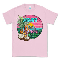 Bubblegum Pink somewhere on a beach Classic Tee - JahusDesignShop