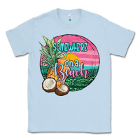 Dusty Blue somewhere on a beach Classic Tee - JahusDesignShop