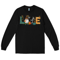 Black Fall Love Gnome Long Sleeve Tee - RanaPortraitStore
