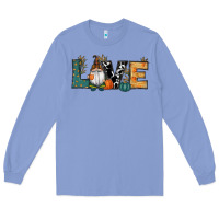 Colony Blue Fall Love Gnome Long Sleeve Tee - RanaPortraitStore