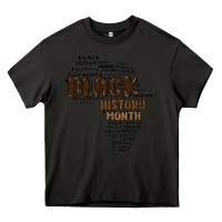 Asphalt black history month Heavy Core Tee - MaliasSmallBusiness